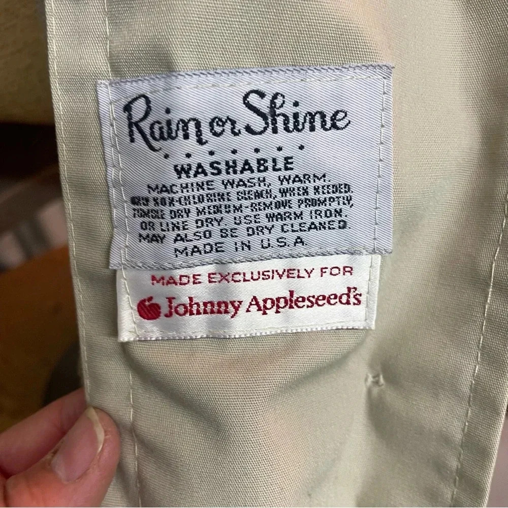 Rain or Shine made exclusively for Johnny Appleseed women’s rain coat no size - Picture 10 of 11
